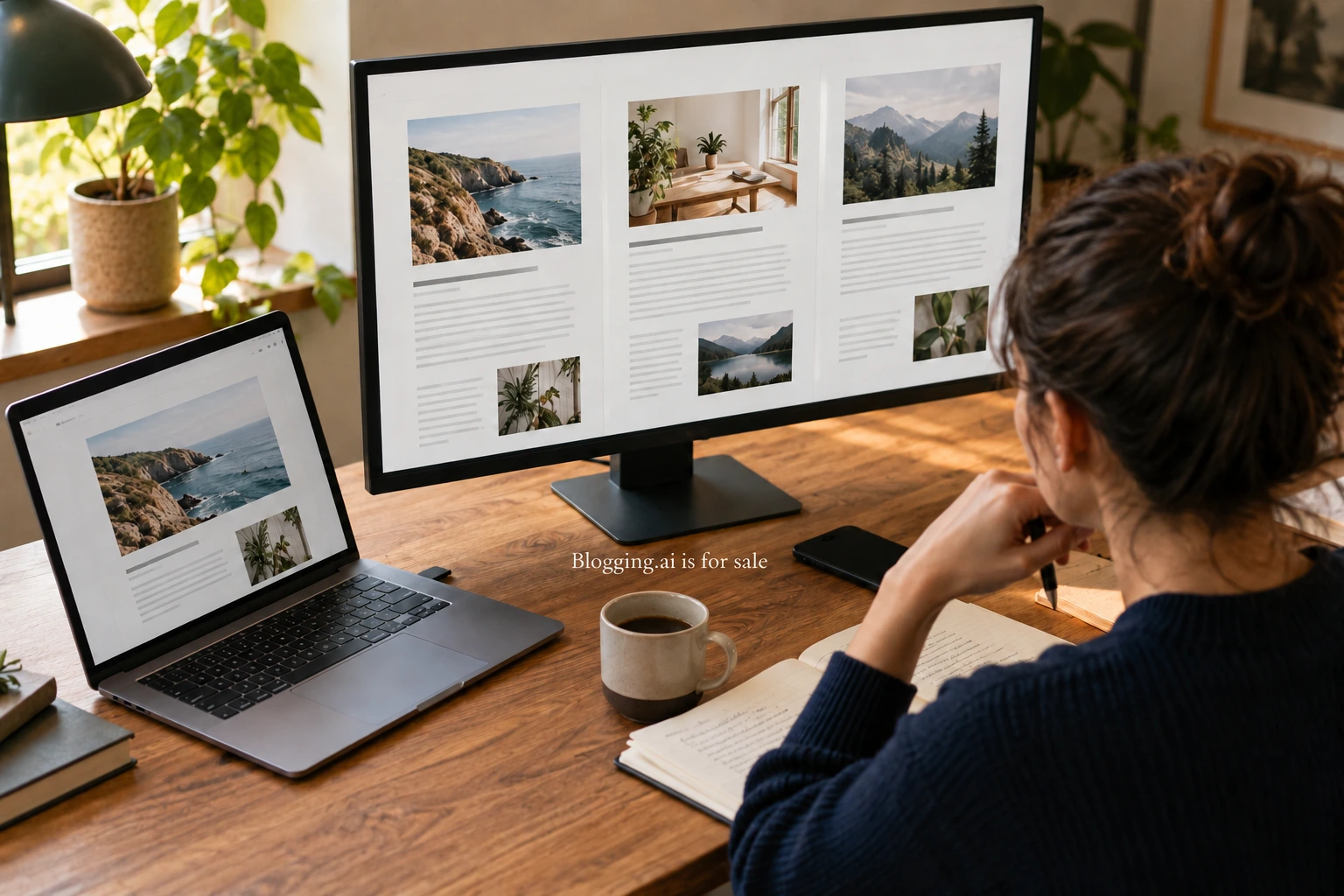 Editor comparing publishing platform workflows